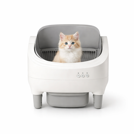 Litière automatique autonettoyante pour chat 76L connectée avec contrôle intelligent