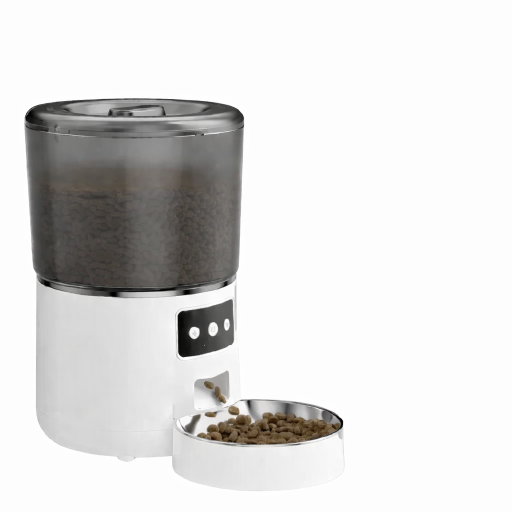 Distributeur automatique de croquettes pour chat 4L programmable avec portions réglables