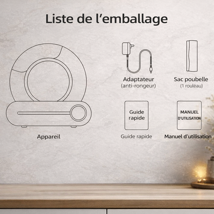 Litière automatique connectée grande capacité pour chat avec nettoyage intelligent